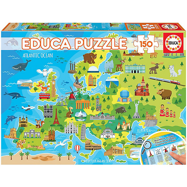 

Пазл Educa "Карта Европы", 150 деталей