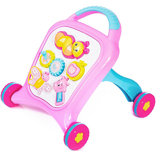 Игрушка-каталка Baby Hit Move&Play Farm pink 16522181