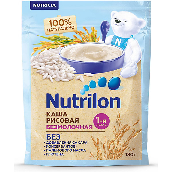 Nutrilon Безмолочная каша NUTRILON БК РИСОВАЯ (6X6) 180 г