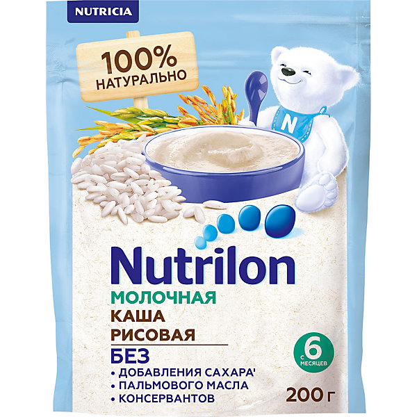 

Молочная каша Nutrilon рисовая с 6 мес 200 г