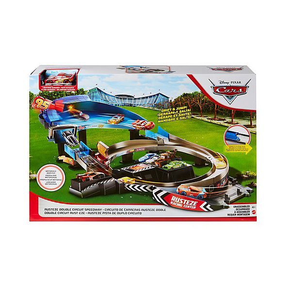 фото Автотрек cars rusteze "трасса для дрифта" mattel