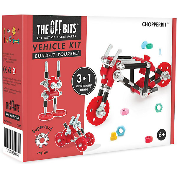 

Конструктор The Offbits Chopperbit, 75 элементов, Разноцветный, Конструктор The Offbits Chopperbit, 75 элементов