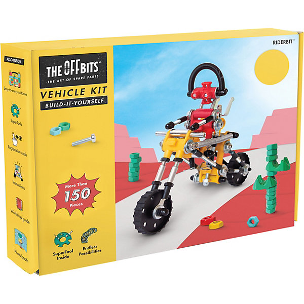 

Конструктор The Offbits Rider Bit, 150 элементов, Разноцветный, Конструктор The Offbits Rider Bit, 150 элементов