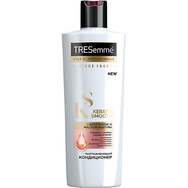 фото Кондиционер для волос tresemme keratin smooth разглаживающий, 400 мл