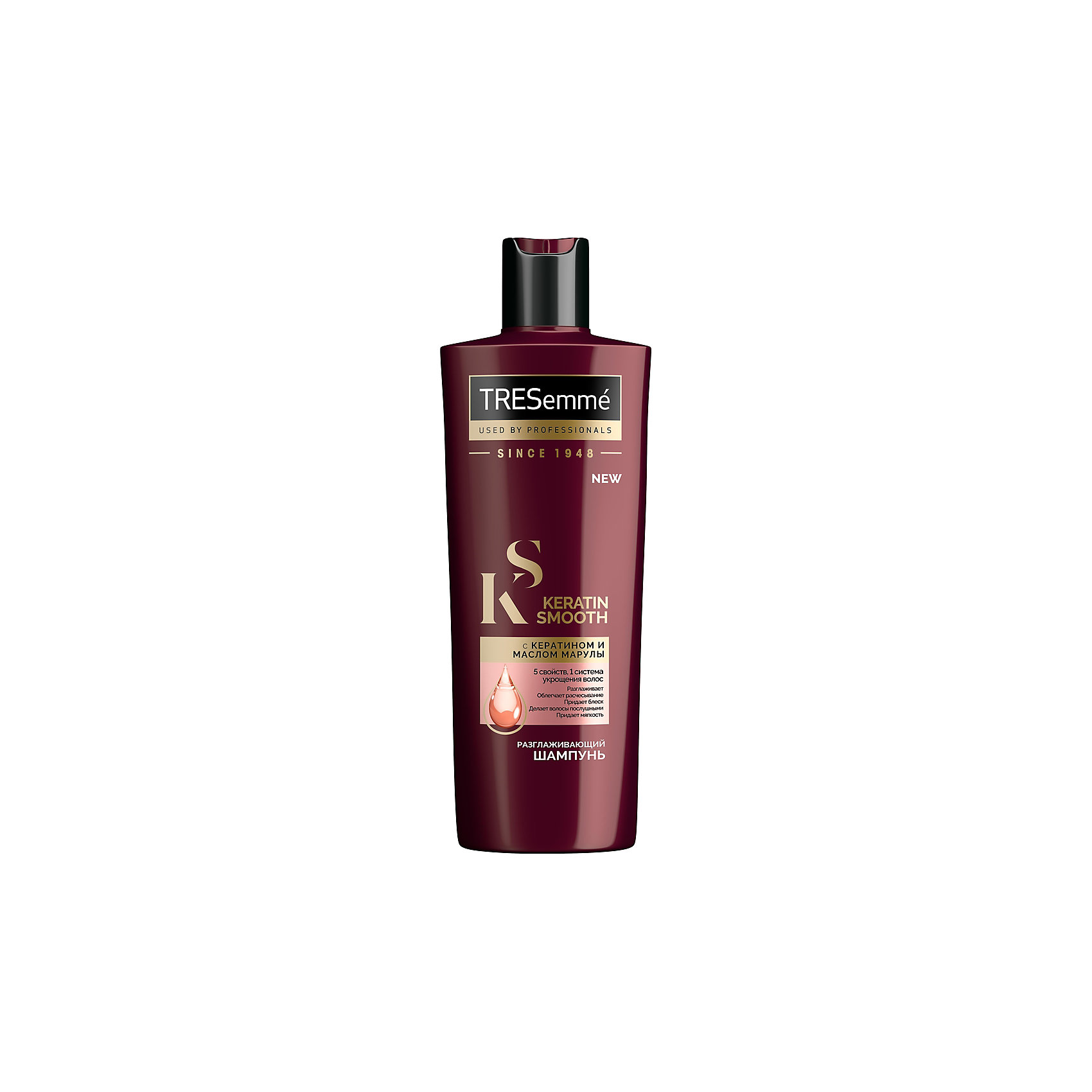 фото Шампунь для волос tresemme keratin smooth разглаживающий, 400 мл