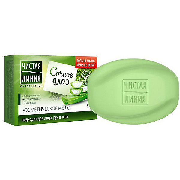 

Мыло Чистая линия алоэ, 90 г
