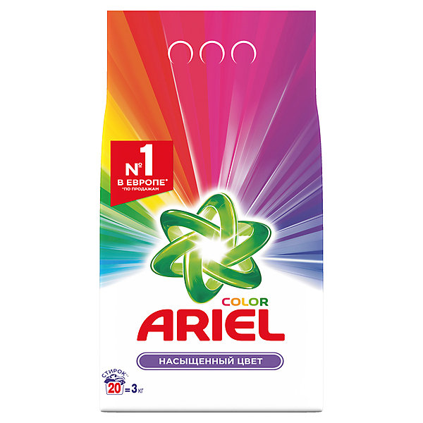 Стиральный порошок Ariel Color Автомат, 3 кг 16555637