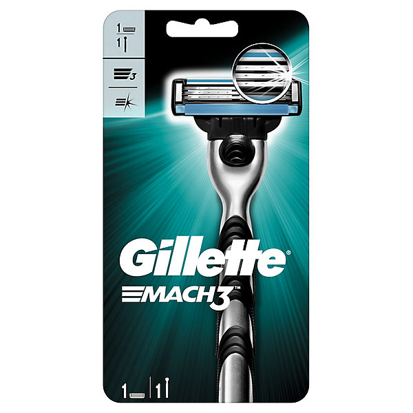 Мужская бритва Mach3 с 1 сменной кассетой GILLETTE 16555720