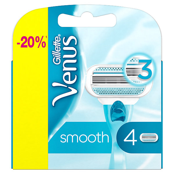 Кассеты Venus Smooth 4 шт GILLETTE 16555728