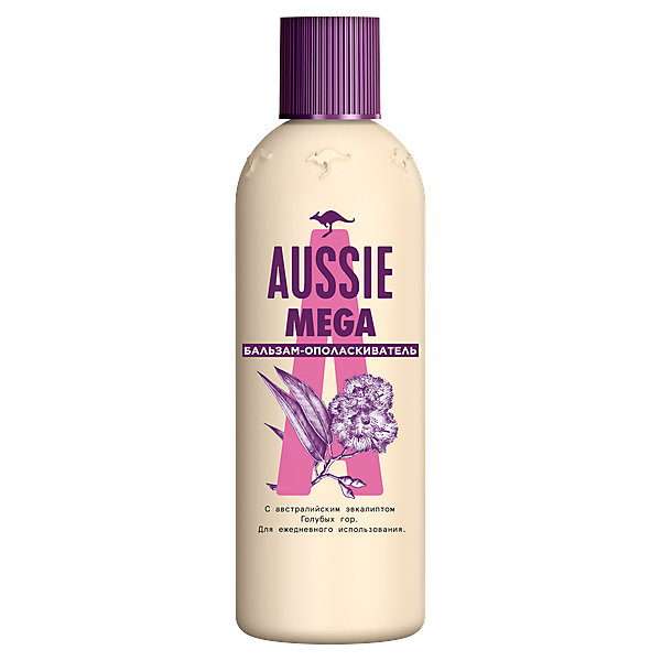 

Бальзам-ополаскиватель Aussie Mega для всех типов волос, 250 мл