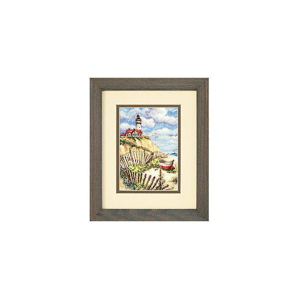 

Набор для вышивания "Маяк на обрыве" 13 x 18 см, Weiß/beige, Набор для вышивания "Маяк на обрыве" 13 x 18 см