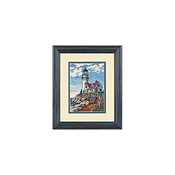 

Набор для вышивания "Маяк на скалистом мысе" 13 x 18 см, Weiß/beige, Набор для вышивания "Маяк на скалистом мысе" 13 x 18 см