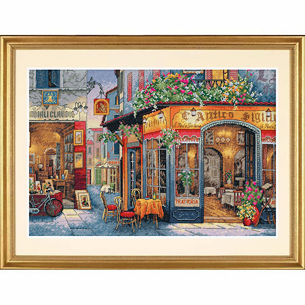 

Набор для вышивания "Европейское бистро" 40 x 27 см, Weiß/beige, Набор для вышивания "Европейское бистро" 40 x 27 см