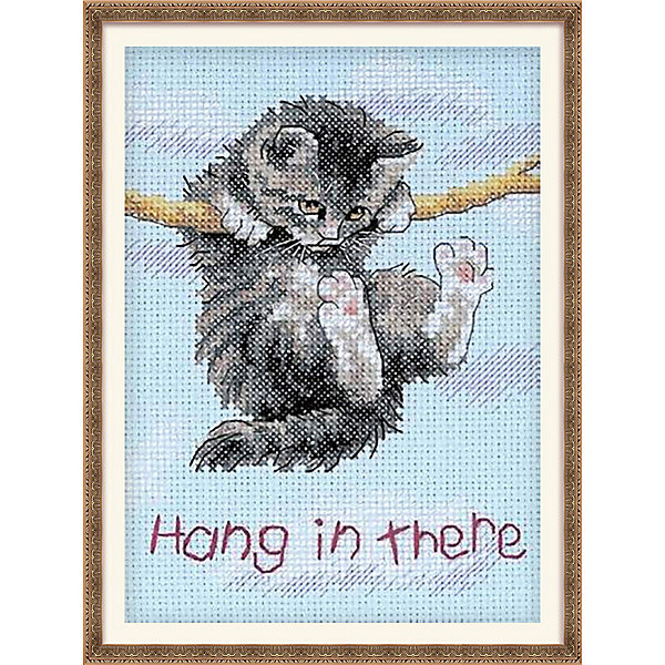 

Набор для вышивания "Держись!" 12 x 17 см, Weiß/beige, Набор для вышивания "Держись!" 12 x 17 см