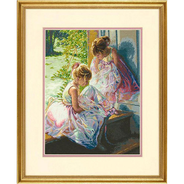 

Набор для вышивания "Мечты балерины" 27 x 35 см, Weiß/beige, Набор для вышивания "Мечты балерины" 27 x 35 см
