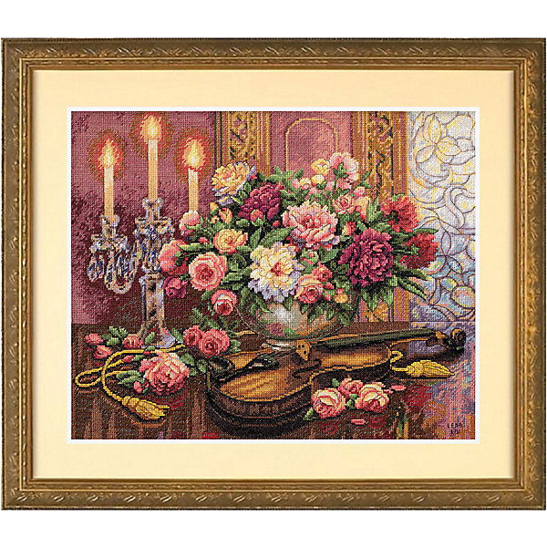 

Набор для вышивания "Романтический букет" 41 x 33 см, Weiß/beige, Набор для вышивания "Романтический букет" 41 x 33 см