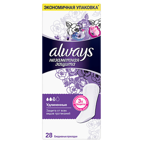 

Ежедневные прокладки Always Незаметная защита Удлиненные, 28 штук, Weiß/beige, Ежедневные прокладки Always Незаметная защита Удлиненные, 28 штук