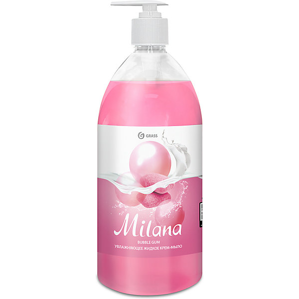 

Жидкое крем-мыло Grass Milana Fruit bubbles, 1000 мл