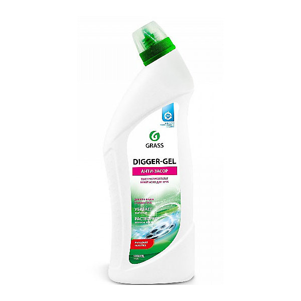 

Средство щелочное Grass Digger-gel для прочистки канализационных труб, 1000 мл