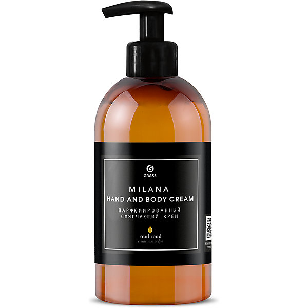 

Парфюмированный смягчающий крем GrassMilana Hand and Body Cream Oud Rood, 300 мл