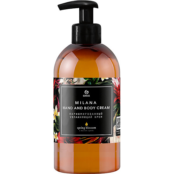 

Парфюмированный увлажняющий крем Grass Milana Hand and Body Cream Spring Blossom, 300 мл