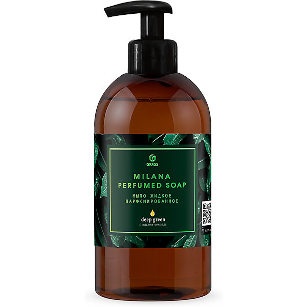 

Парфюмированное жидкое мыло Grass Milana Green Deep, 300 мл