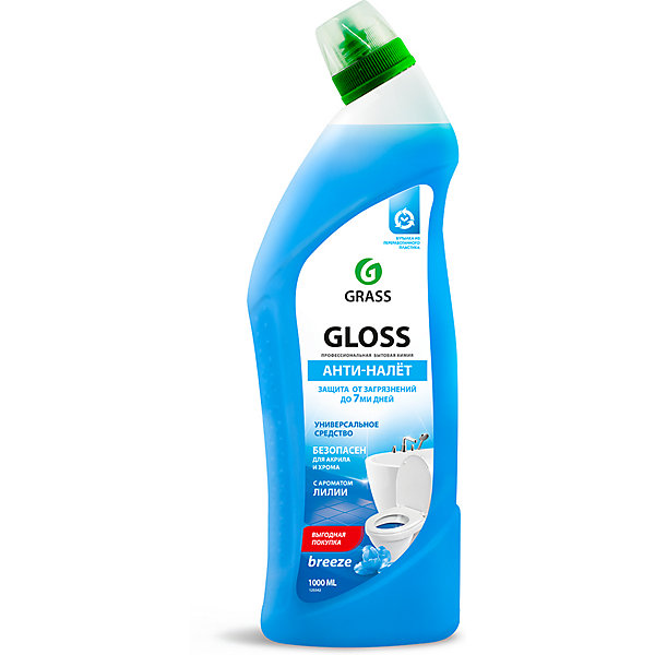 Чистящий гель Gloss breeze для ванны и туалета, 1000 мл GRASS 16576572