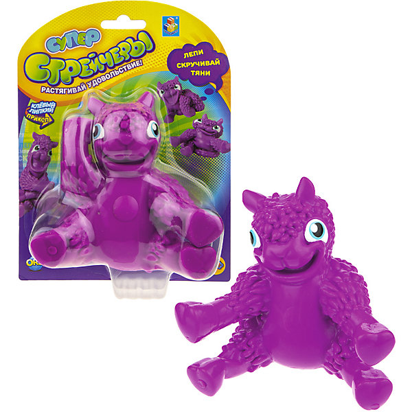 фото Игровая фигурка супер стрейчеры 1toy пополама, 11 см