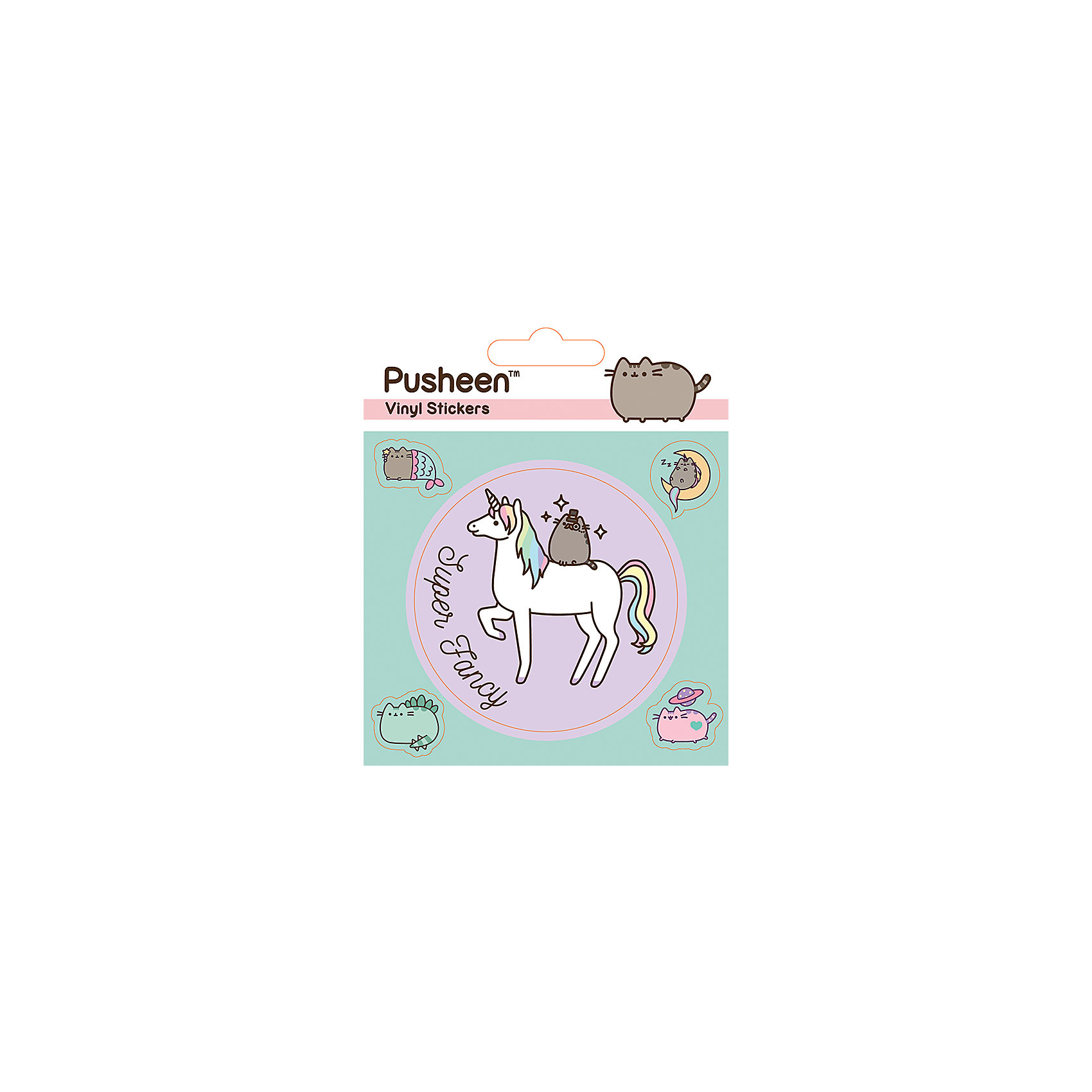 фото Наклейки pusheen (mythical) vinyl sticker pack ps7377 pyramid