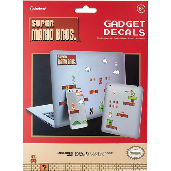 

Наклейки Super Mario Bros Gadget Decals PP4916NN, Weiß/beige, Наклейки Super Mario Bros Gadget Decals PP4916NN