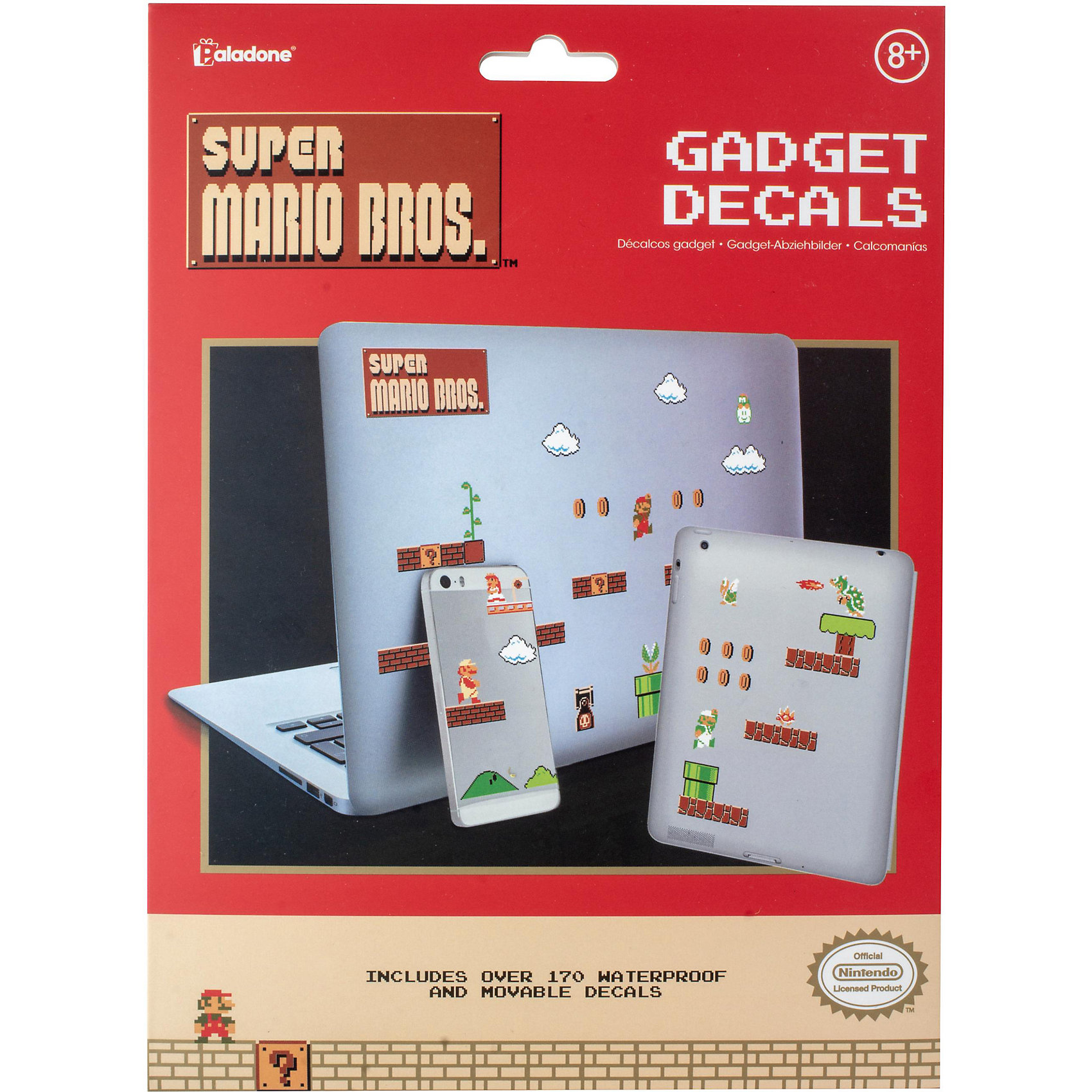 фото Наклейки super mario bros gadget decals pp4916nn paladone