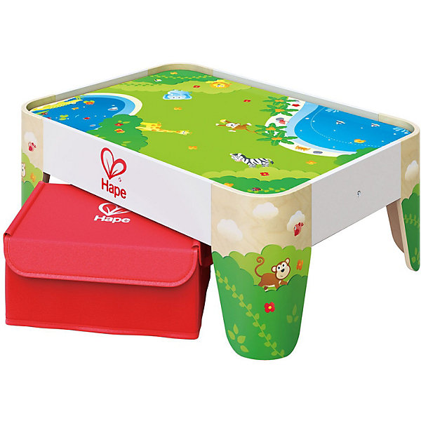 

Игровой стол Hape для железной дороги, с коробкой для хранения, Разноцветный, Игровой стол Hape для железной дороги, с коробкой для хранения