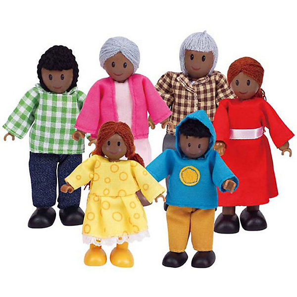 Набор мини-кукол Счастливая афроамериканская семья HAPE 16603785