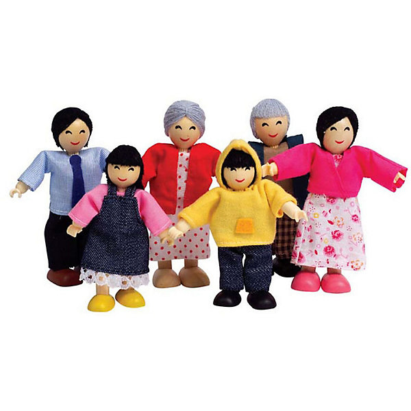 Набор мини-кукол Счастливая азиатская семья HAPE 16603811
