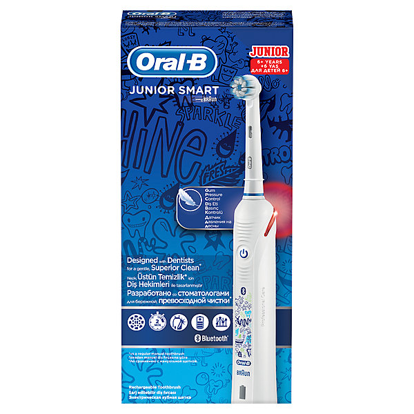 Электрическая зубная щетка Oral-B Junior Smart4 16607226