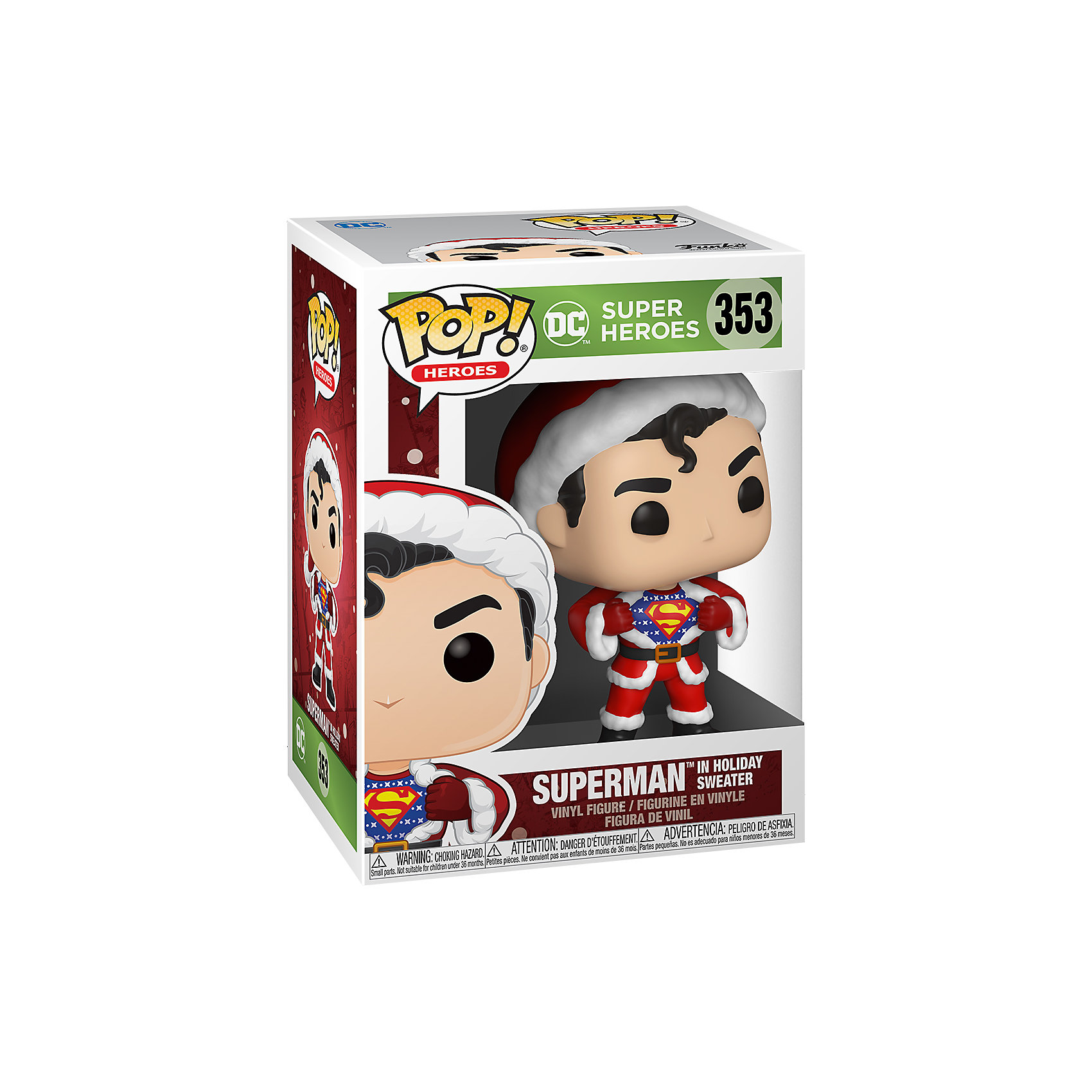 фото Фигурка funko pop! vinyl: dc: holiday: супермен со свитером, 50651