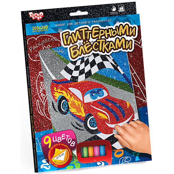 

Набор для творчества Danko Toys «Раскраска глитерными блестками по номерам», Разноцветный, Набор для творчества Danko Toys «Раскраска глитерными блестками по номерам»