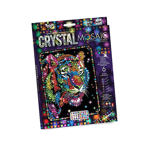 

Набор для создания мозаики Danko Toys Crystal mosaic, на темном фоне, Разноцветный, Набор для создания мозаики Danko Toys Crystal mosaic, на темном фоне