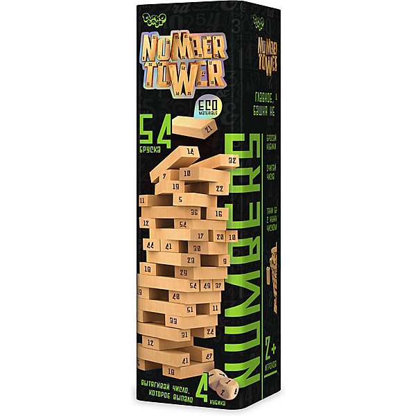 

Развивающая настольная игра Danko Toys Number Tower