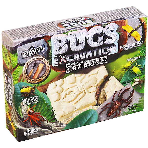 

Набор для проведения раскопок Danko Toys Bugs excavation, жуки, Разноцветный, Набор для проведения раскопок Danko Toys Bugs excavation, жуки