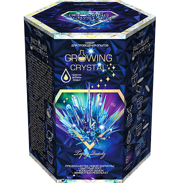 

Набор для проведения опытов Danko Toys Growing Crystal, Разноцветный, Набор для проведения опытов Danko Toys Growing Crystal
