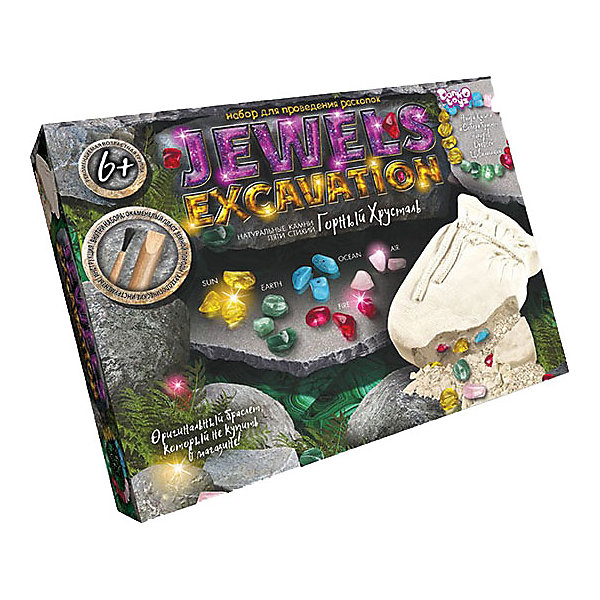 

Набор для проведения раскопок Danko Toys Jewerly excavation, камни, Разноцветный, Набор для проведения раскопок Danko Toys Jewerly excavation, камни