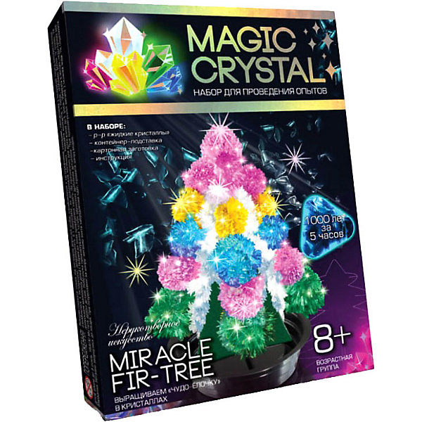 

Набор для проведения опытов Danko Toys Мagic Crystal «Нерукотворное искусство», Разноцветный, Набор для проведения опытов Danko Toys Мagic Crystal «Нерукотворное искусство»