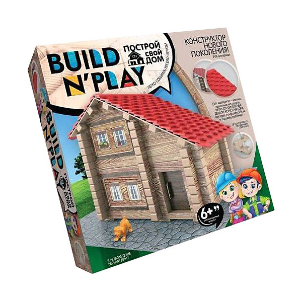 

Конструктор Danko Toys Build'n'Play «Домик из изолоновых деталей», Разноцветный, Конструктор Danko Toys Build'n'Play «Домик из изолоновых деталей»