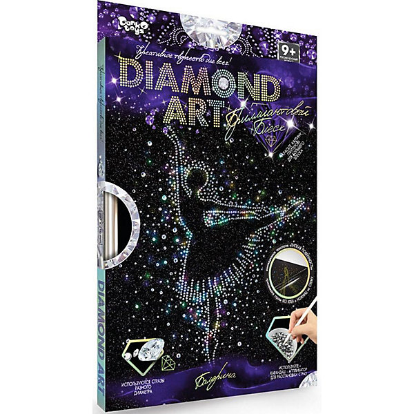 

Набор для создания мозаики Danko Toys Diamond Art, Разноцветный, Набор для создания мозаики Danko Toys Diamond Art