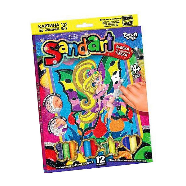 

Набор для творчества Danko Toys Sand Art «Фреска из песка», Разноцветный, Набор для творчества Danko Toys Sand Art «Фреска из песка»