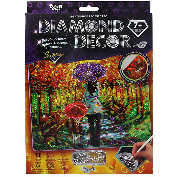 

Набор для создания мозаики Danko Toys Diamond décor, планшетка без рамки, Разноцветный, Набор для создания мозаики Danko Toys Diamond décor, планшетка без рамки