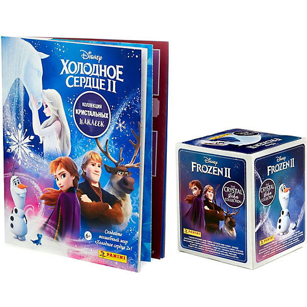 

Альбом и бокс с наклейками Panini Hybrid "Холодное сердце 2", 50 пакетиков