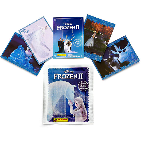 

Пакетик с наклейками Panini Hybrid "Холодное сердце 2", 4 наклейки, 1 карточка