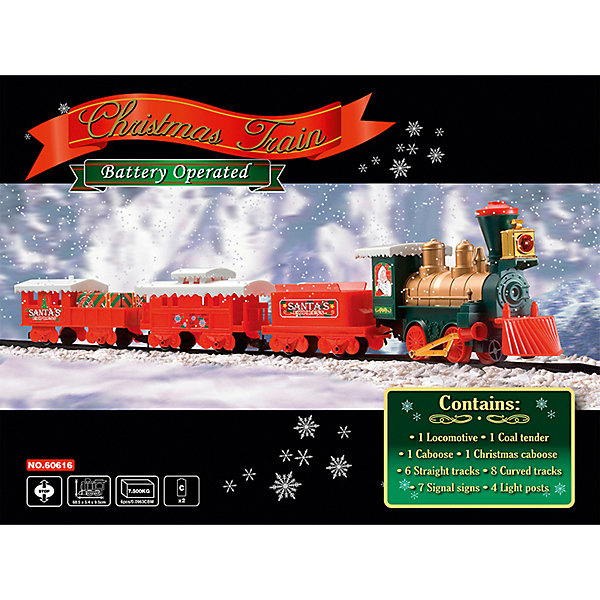

Железная дорога Eztec Christmas Train, Разноцветный, Железная дорога Eztec Christmas Train